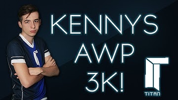 Titan: KennyS AWP 3K vs. fnatic - Cache | ESL ESEA Pro League