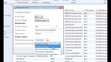 Microsoft Dynamics AX: How to Define Product Master