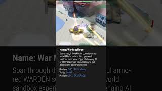 I Tried The Most Powerful Robot In War Machines!