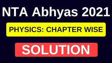 NTA Abhyas 2021: Chapter Wise Physics Questions With Solutions | Jee Main 2021 #shorts