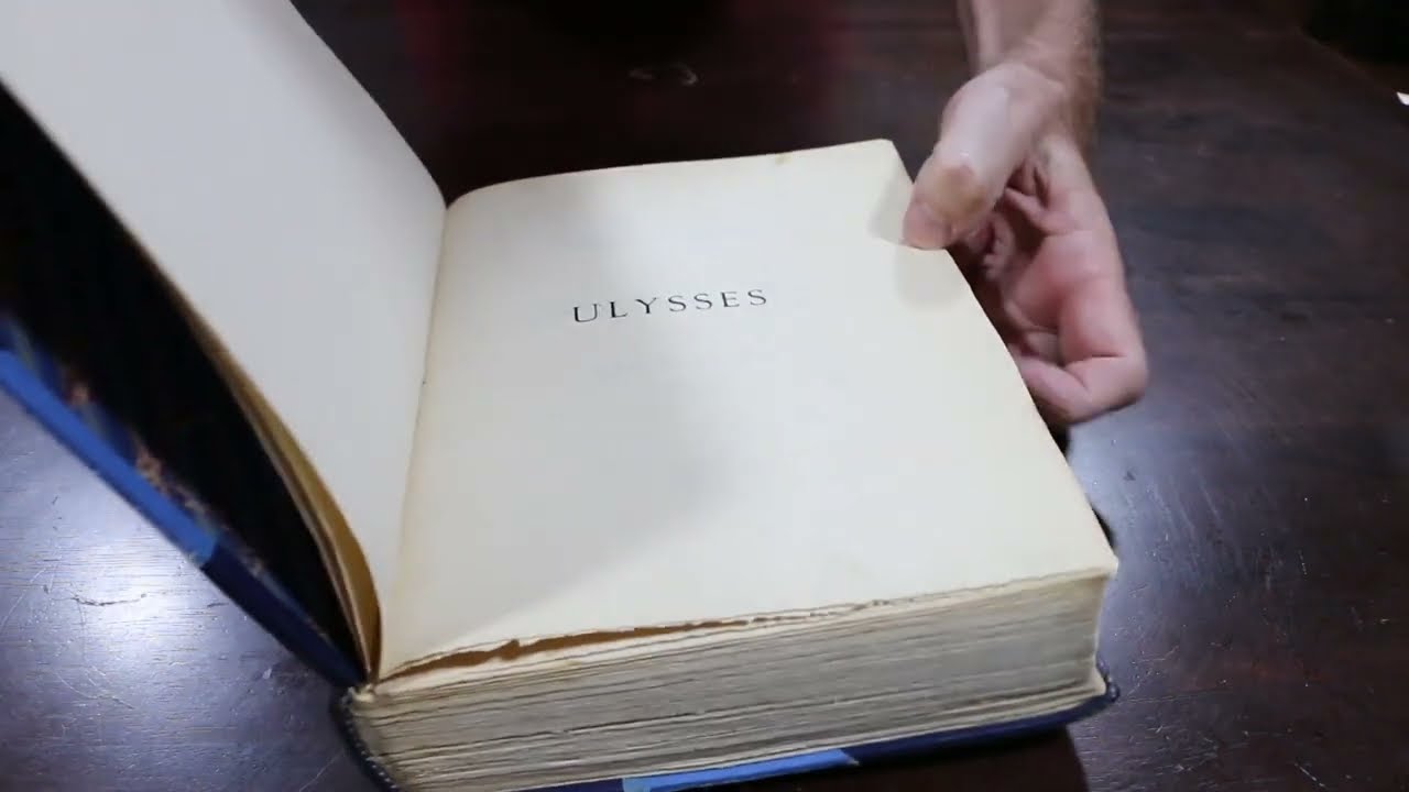 JamesJoyis original copy of Ulysses