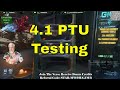 Star Citizen | PTU 4.1 Testing | !giveaway F7C Hornet Mk II Series Pack with LTI for Star Citizen