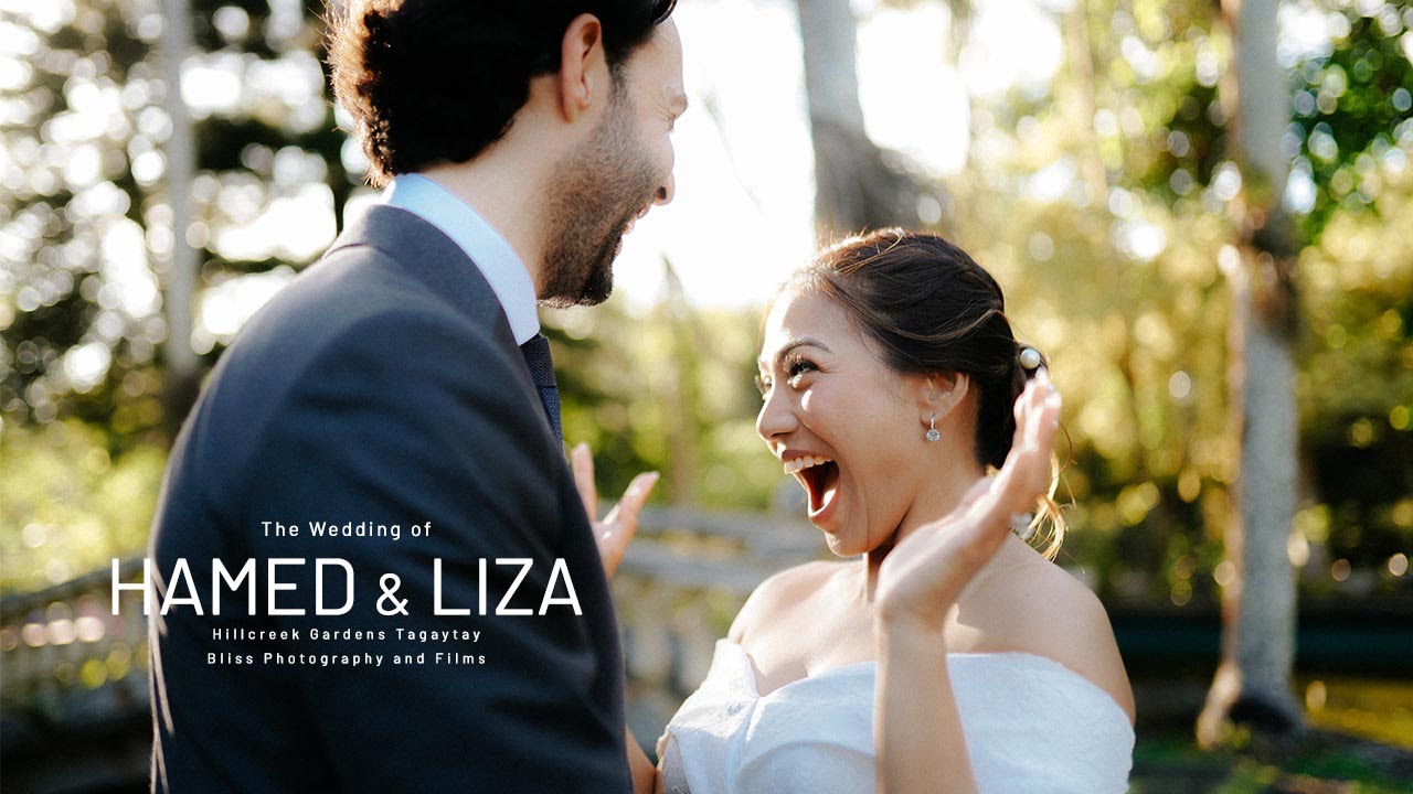 Tagaytay Wedding Video of Hamed & Liza at Hillcreek Gardens - Destination Wedding SDE Film, Intimate Garden Wedding in Tagaytay