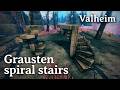 Valheim Grausten Spiral Stairs tutorial