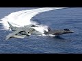 طائرتين F-35B vs AV-8B يتميزان بقوتهم فى الهبوط و الاقلاع