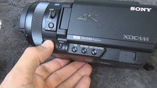 Sony PXW-Z90V Solid-State Memory Camcorder Unboxing and Test