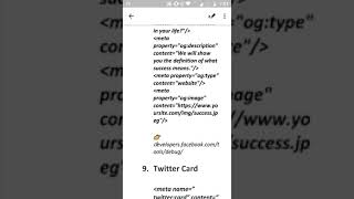 How to add social media tag, open graph tags