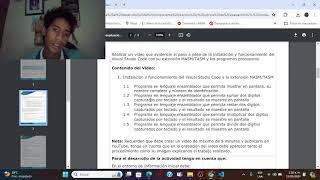 Tarea 4  paso a paso de la instalación y Visual Studio Code con su extensión MASM/TASM Andres Romero