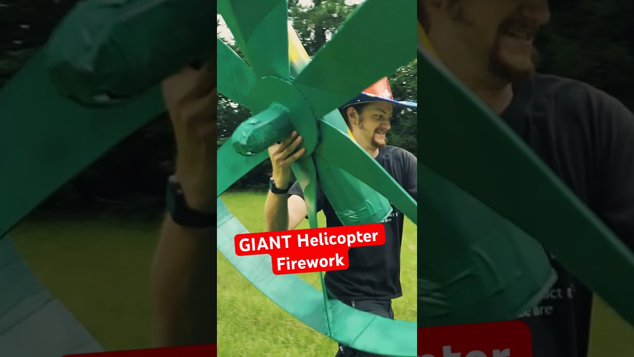 Building a Massive Helicopter Spinning Firework
