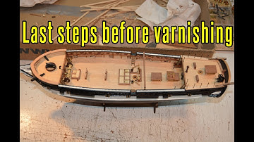 HMS Beagle - part 27  Last Steps Before Varnishing