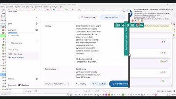 Accurx Scribe - Quick Demo of integration with TPP SystmOne