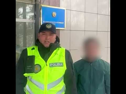 Водитель, закрывший госномер авто бумагой выявлен в Жамбылской области