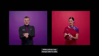What Covid-19 protection do Virgin Australia crew adhere to?
Were answering commonly asked Covid-19 questions from our social channels to give you a little reassurance when its time to fly #VAHealthandWellbeingSeries.
Keep up to date via:
Instagram: https://www.instagram.com/virginaustralia
Facebook: https://www.facebook.com/virginaustralia
Twitter: https://twitter.com/virginaustralia What Covid-19 protection do Virgin Australia crew adhere to?