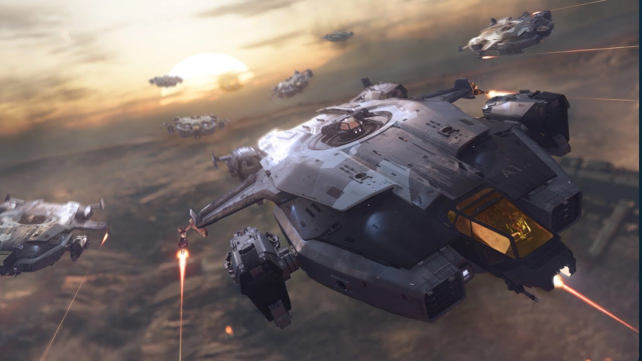 Anvil Valkyrie - Star Citizen - Invictus Fleet Week walk thru