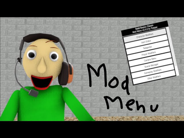 New Baldi's Basics Mod Menu 1.4.3 