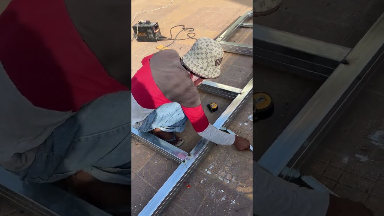 Metal and zinc roof installation techniques,Amazing welding