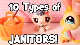 10 Types of JANITORS!!