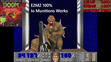The Lost Episodes of Doom: E2M2 Ultra Violence 100% with commentary
