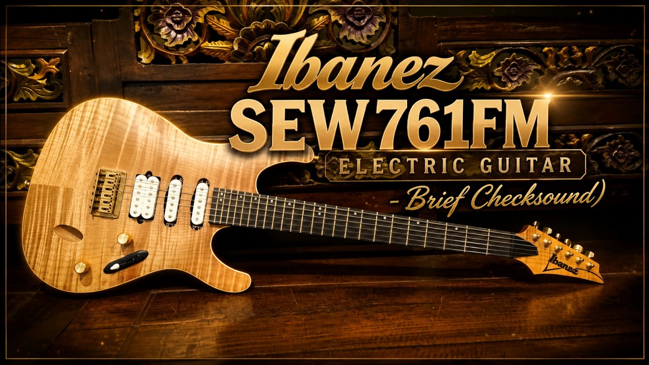 Ibanez SEW761FM Electric Guitar - (Brief Checksound) - YouTube
