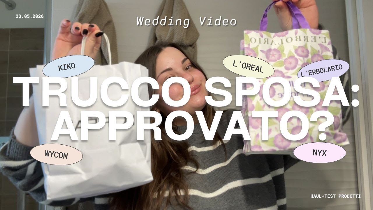 Ho comprato il trucco per il mio matrimonio 💄🛍️💍 | Haul + Test prodotti❤️