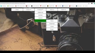 How to create a Drop-down menu with Sub Menu  | HTML & CSS Tutorial