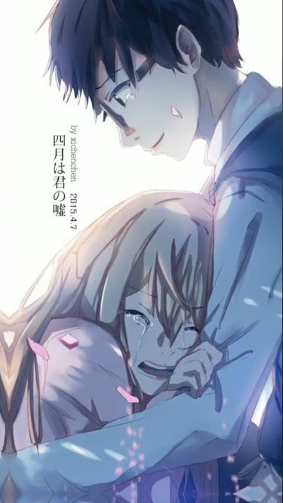 Jedag jedug anime sad SHIGATSU WA KIMI NO USO #shorts