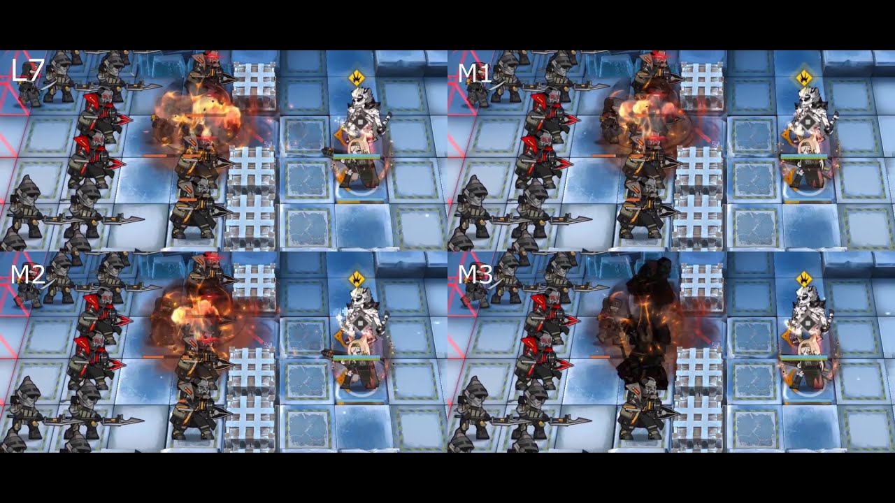 [Arknights] Horn Skill 3 Mastery Comparison