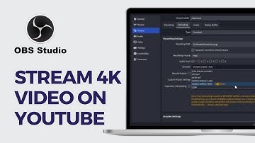 HOW TO STREAM 4K VIDEO ON YOUTUBE USING OBS STUDIO (2024)