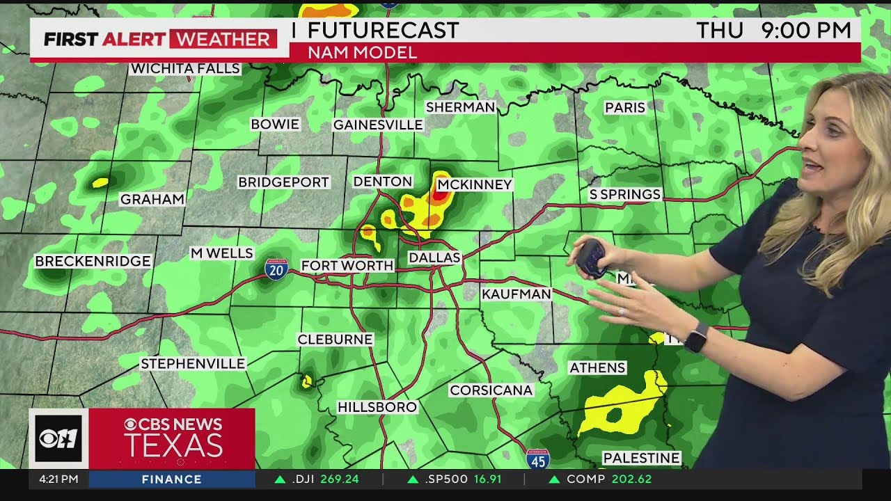 Some strong storms possible in North Texas Thursday evening - YouTube