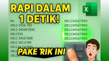 Merapikan Nomor HP dengan CEPAT di Excel! 🚀 (Tips & Trik)