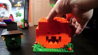LEGO Light up Jack O' Lantern  Halloween moc