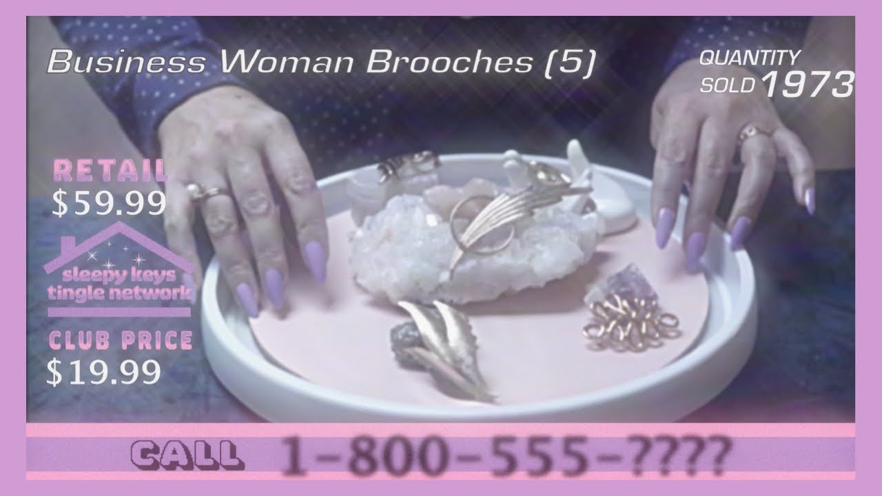 ASMR-ролевая игра «Ювелирные изделия» | Броши для деловых женщин