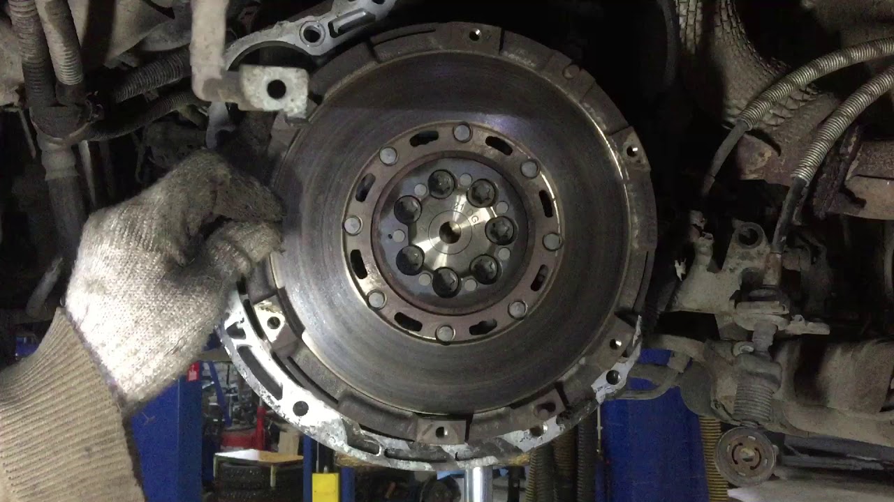 Замена двухмассового маховика на одномассовый на форд транзит - 83 фото