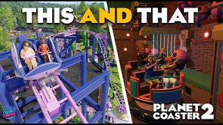 Download Lagu Spinning Coaster AND Shooting Ride... Plomplepop High Detail Park - Episode 2 - Planet Coaster 2 MP3