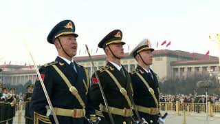 China Anthem ‐ New Year Flag Raising Ceremony 2024 (중국 2024년 신년 국기게양식 국가)