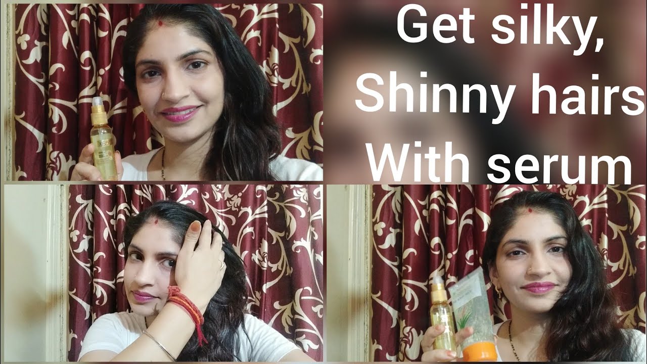 How to apply serum after hair wash /get silky,shiny hair even after