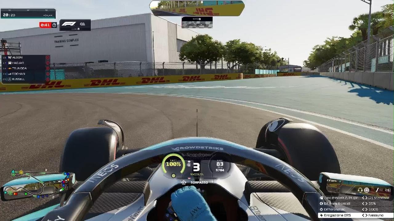 F1 25 Qualify lap Miami 1 24 8+ ERS