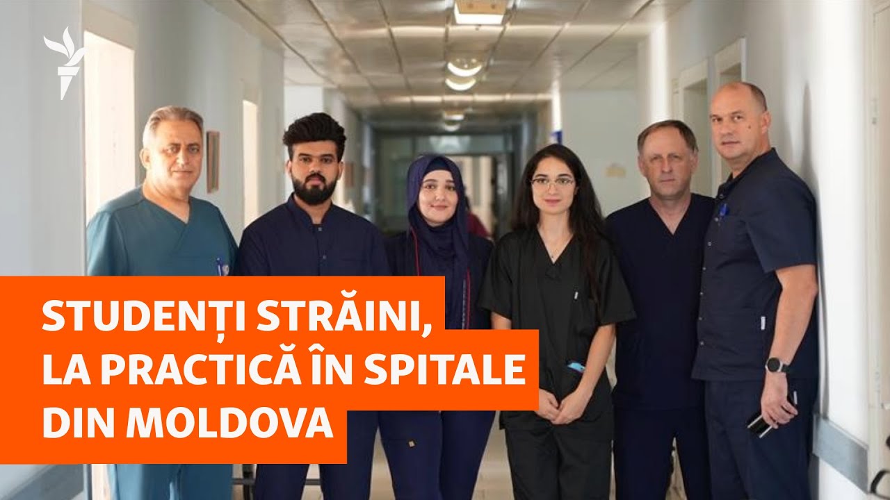 Studenți internaționali în stagii de practică în spitalele din Moldova