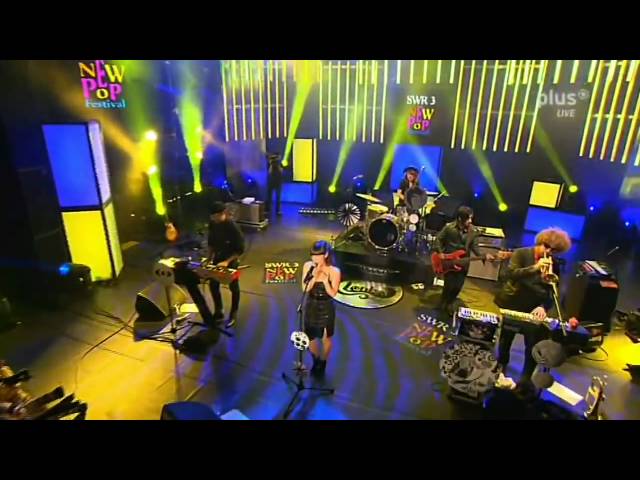 01 Trouble Is A Friend - Lenka live at New Pop Festival class=