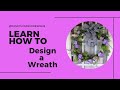How to Create an Everyday Hoop Wreath with Silk Flowers and Bow made with The Pro Bow The Hand Bow M