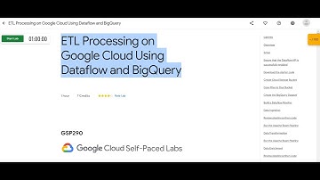 ETL Processing on Google Cloud Using Dataflow and BigQuery | #30daysofgooglecloud | Step by Step |