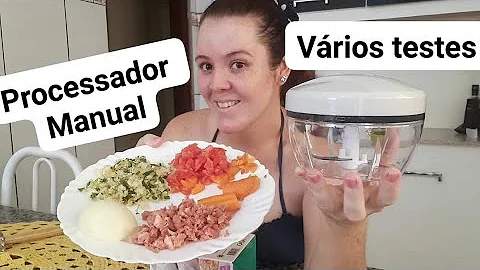 O que usar no mini processador?