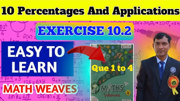 exercise 10.2 class 8th maths weaves book