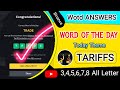Binance Word Of The Day | TARIFFS Wotd Answers