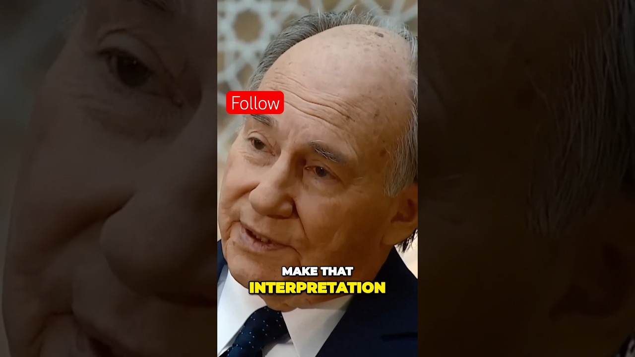 Aga Khan IV Interview on the Interpretation of The Faith 