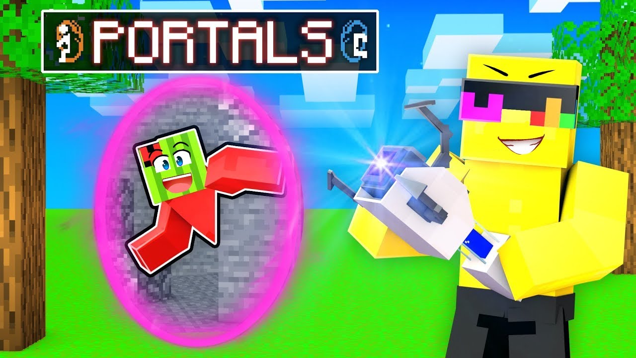 Cheating Using PORTALS In Minecraft Hide and Seek!