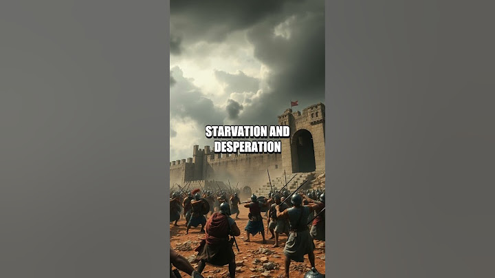 The Siege of Jerusalem (70 AD)