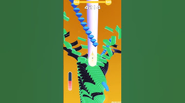 Amazing Green Graphics in stackball Lv 644-645 #viral #stackball #shorts