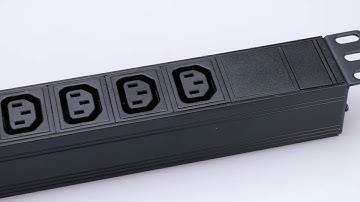 19" standard IEC C13 8-way power distribution unit (PDU) #c13socket #c13pdu #pdu #datacenterpdu
