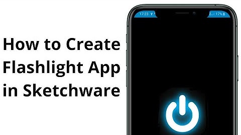 Flashlight in Sketchware || How to Create Flashlight App in Sketchware ||